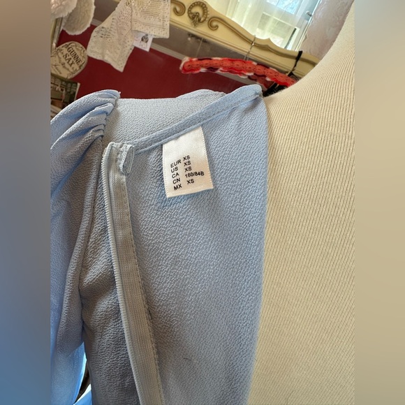 Milumia Women's Elegant Frilled Long Sleeve Pleated Fit & Flare Dress X-Small - Picture 4 of 8